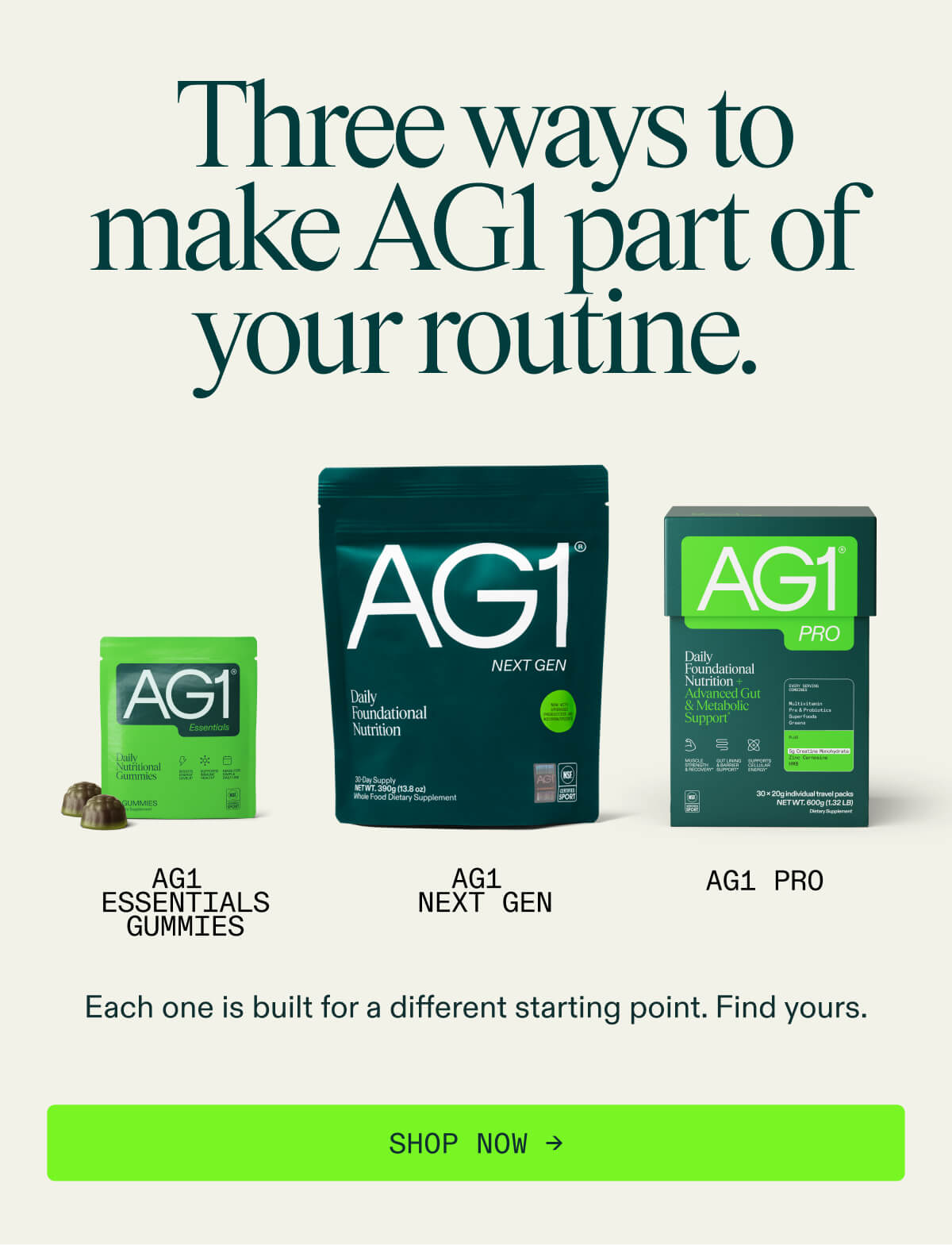 3 Ways To Make AG1 Part Of Your Routine