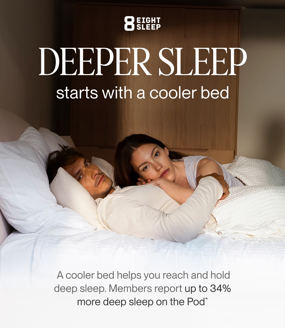 Deeper sleep starts with a cooler bed