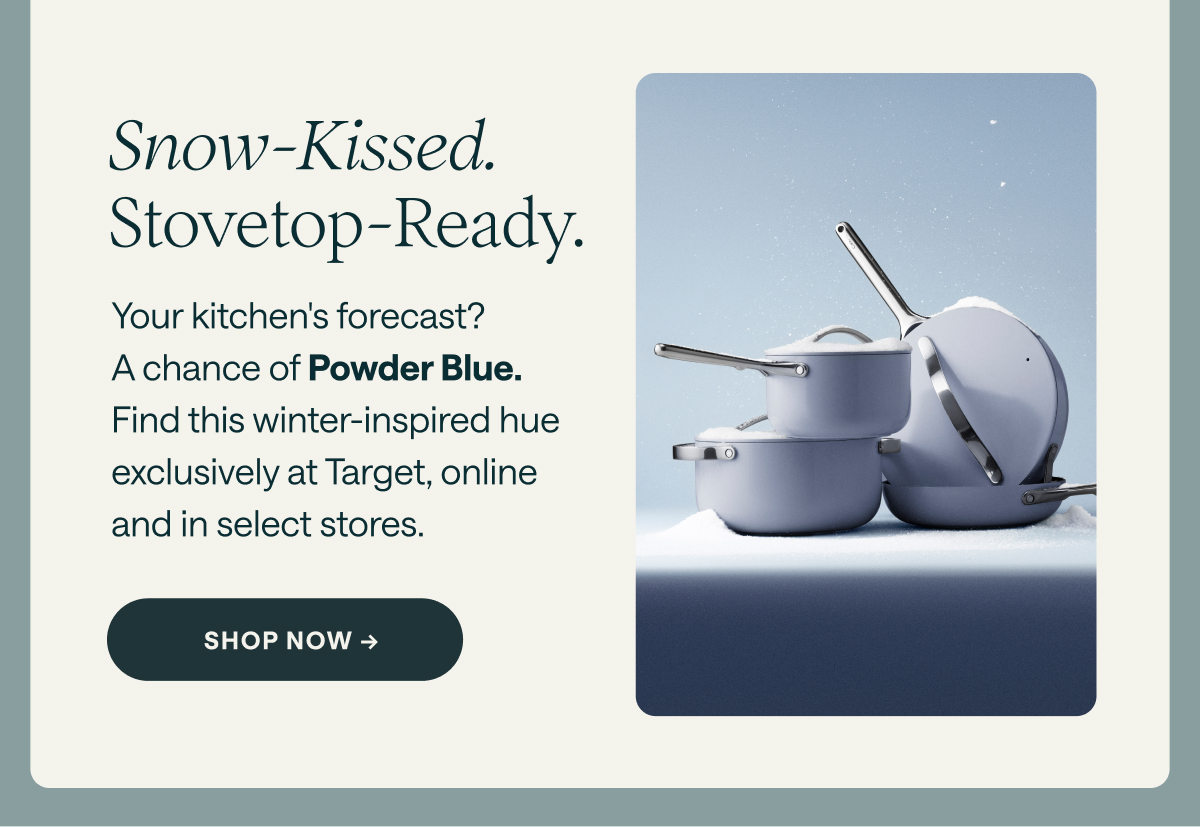 Snow-Kissed Stovetop-Ready | Shop Now 