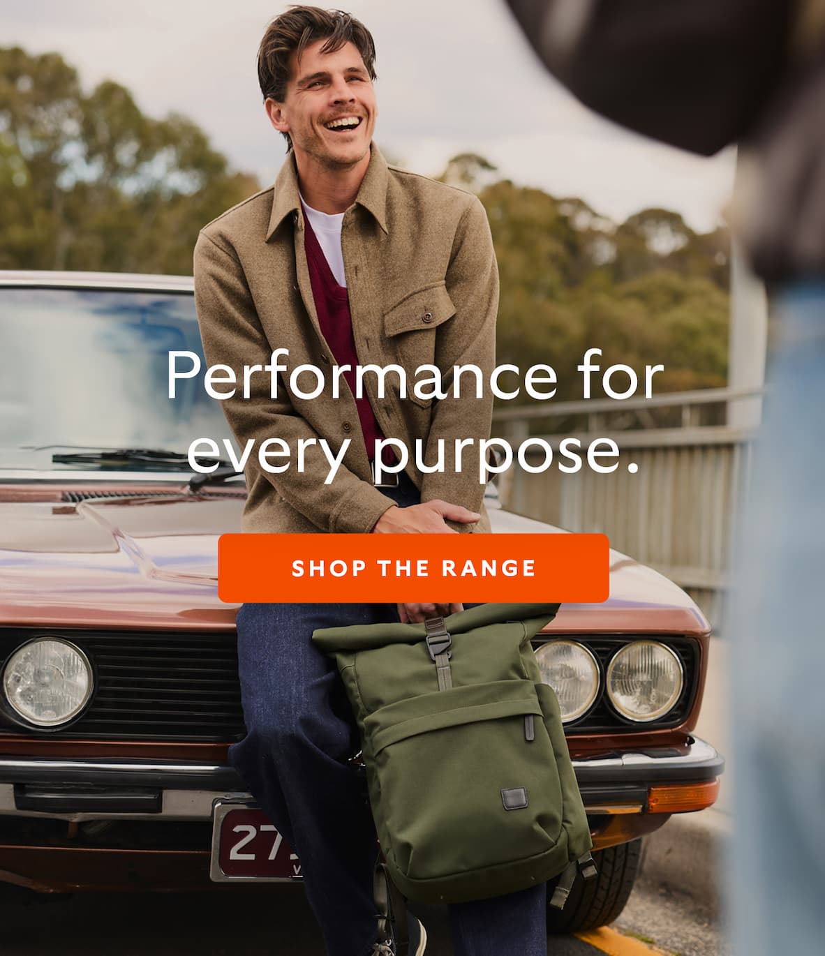 [Header] Performance for every purpose. [Blurb/subheader] These materials will get you where you need to go.  CTA Shop the range