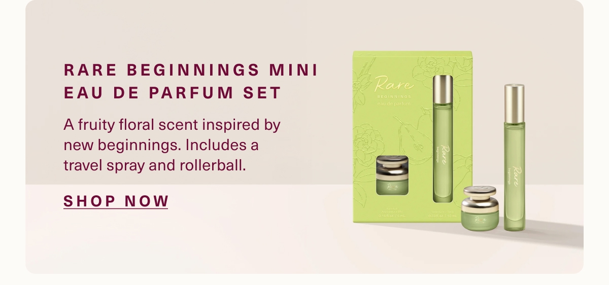 Rare Beginnings Mini Eau de Parfum Set. Shop now.