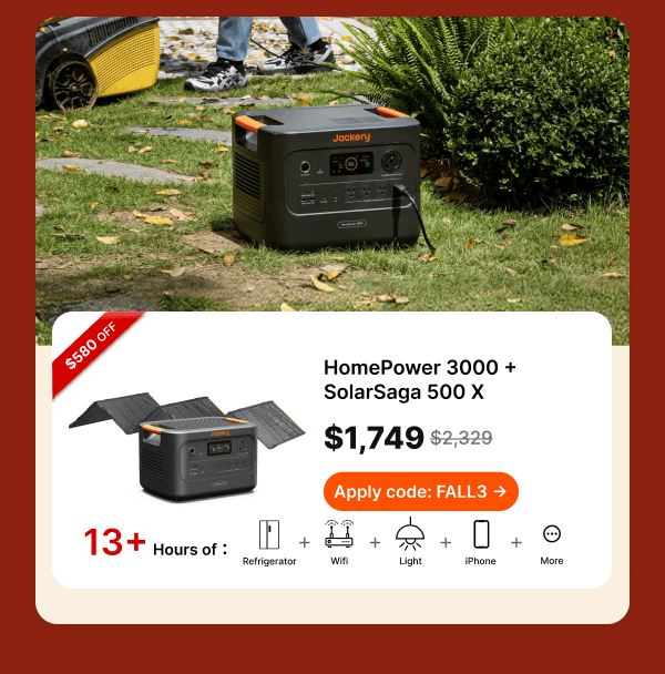 HomePower 3000 +SolarSaga 500 X