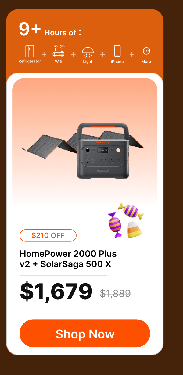 HomePower 2000 Plusv2 + SolarSaga 500 X
