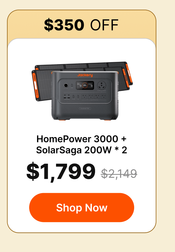 HomePower 3000 +   SolarSaga 200W * 2