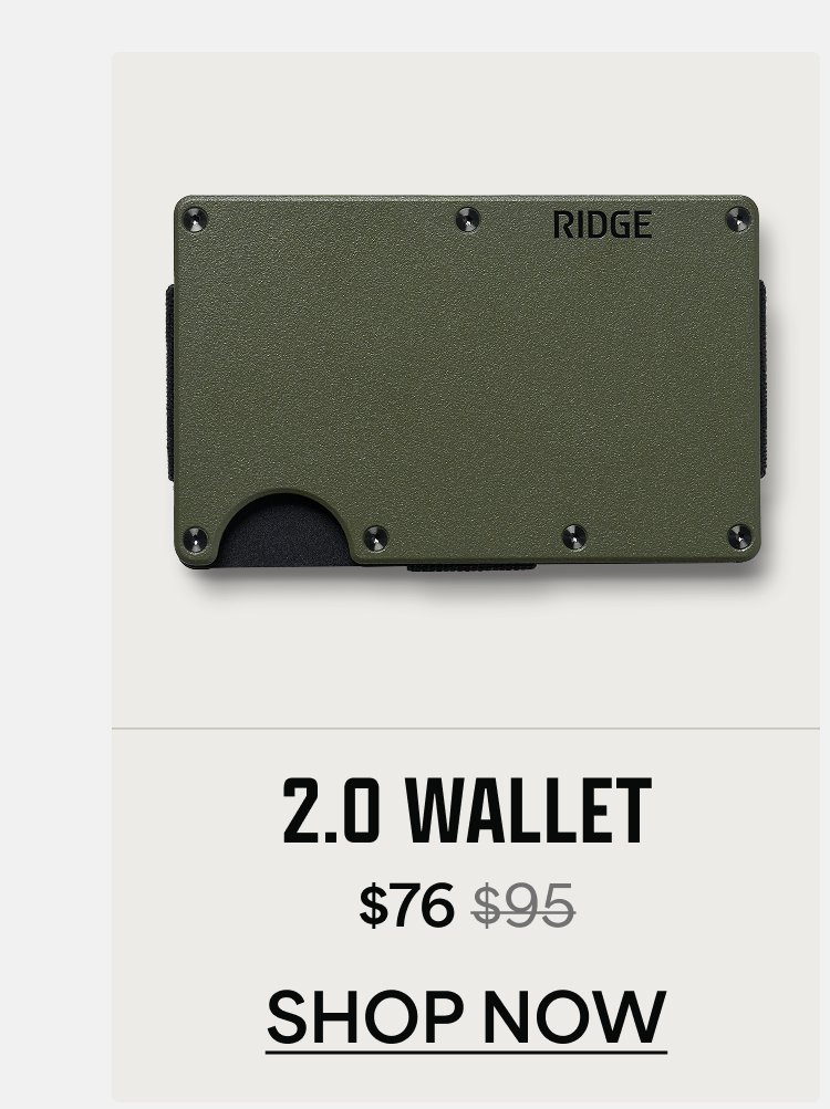 2.0 Wallet. $76, was $95. Shop now