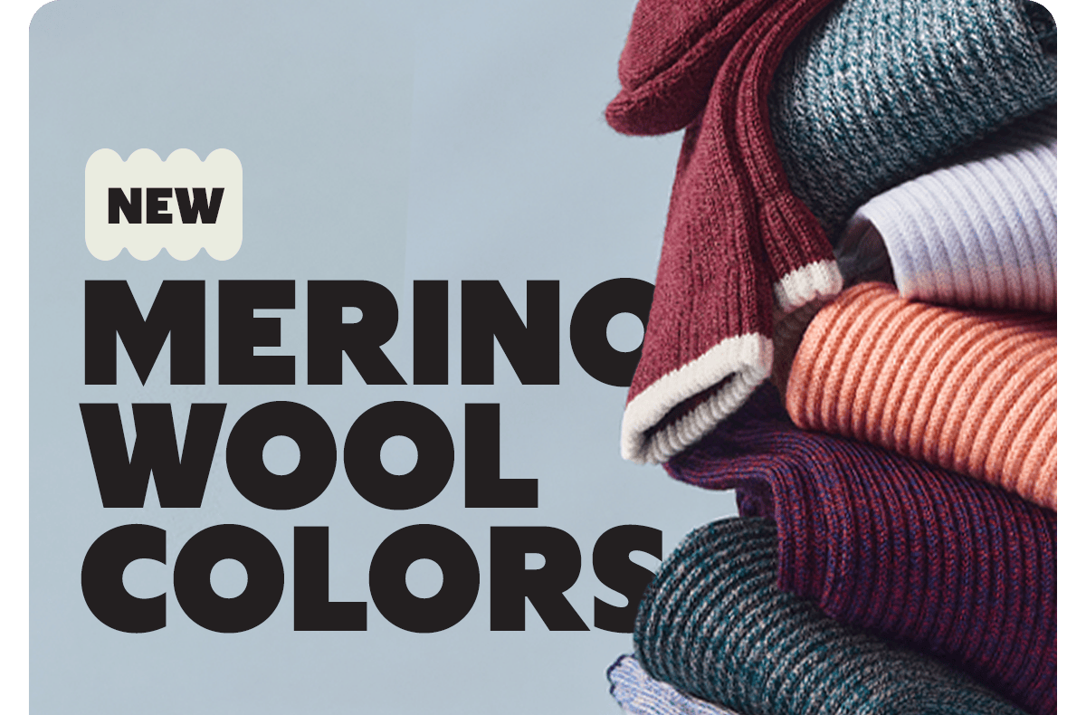 NEW. MERINO WOOL COLORS