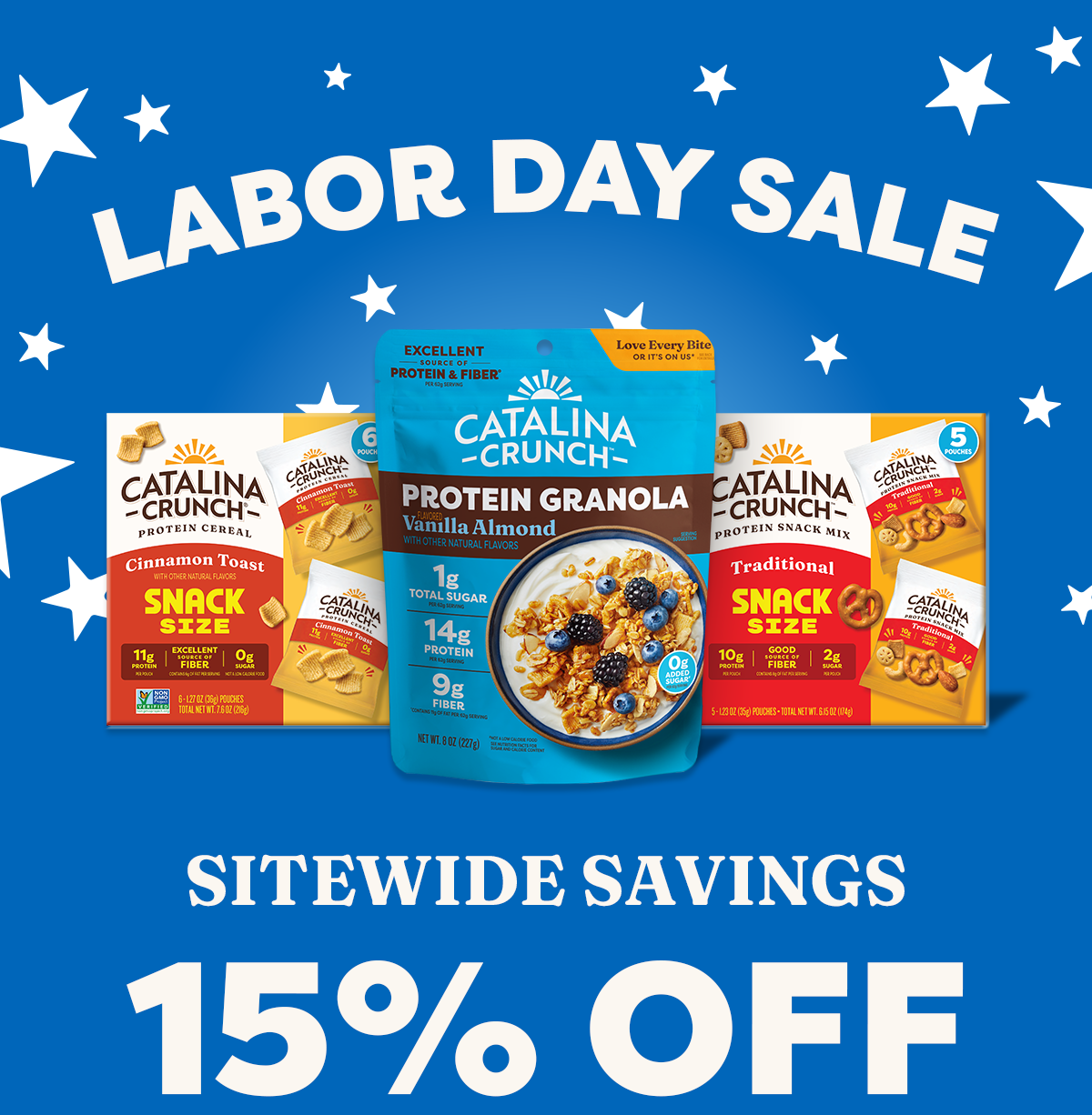 Labor Day Sale! Sitewide Savings 15% Off!
