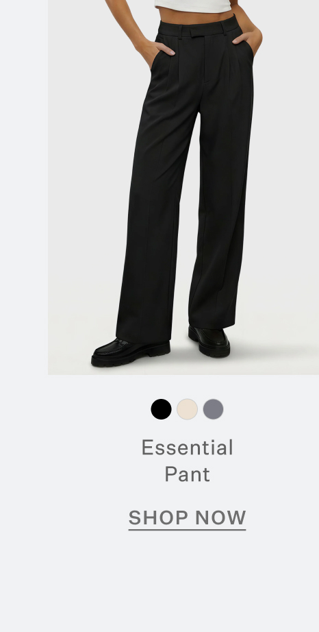 Essential Pant - Black