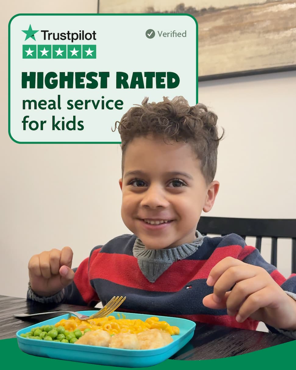 Highest rated meal service for kids on Trustpilot