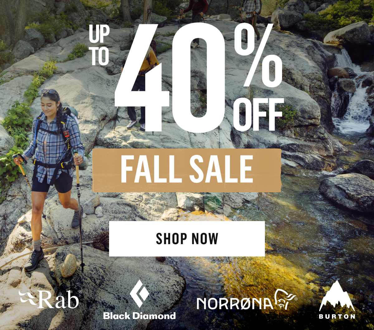 Up To 40% off Fall Sale. Shop Now! Rab, Black Diamond, Norrona, Burton & More. 