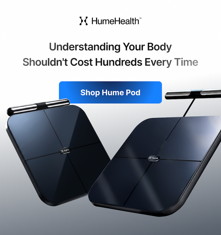 DEXA-level body composition insights at home, without the clinic appointment or the recurring cost.