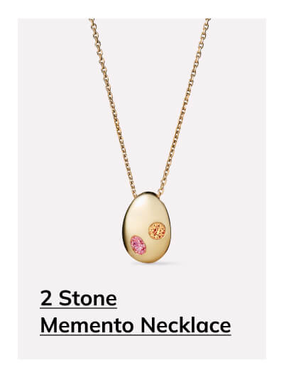 2 Stone Memento Necklace