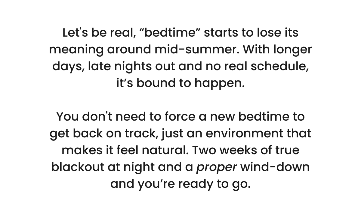 Get back on track
