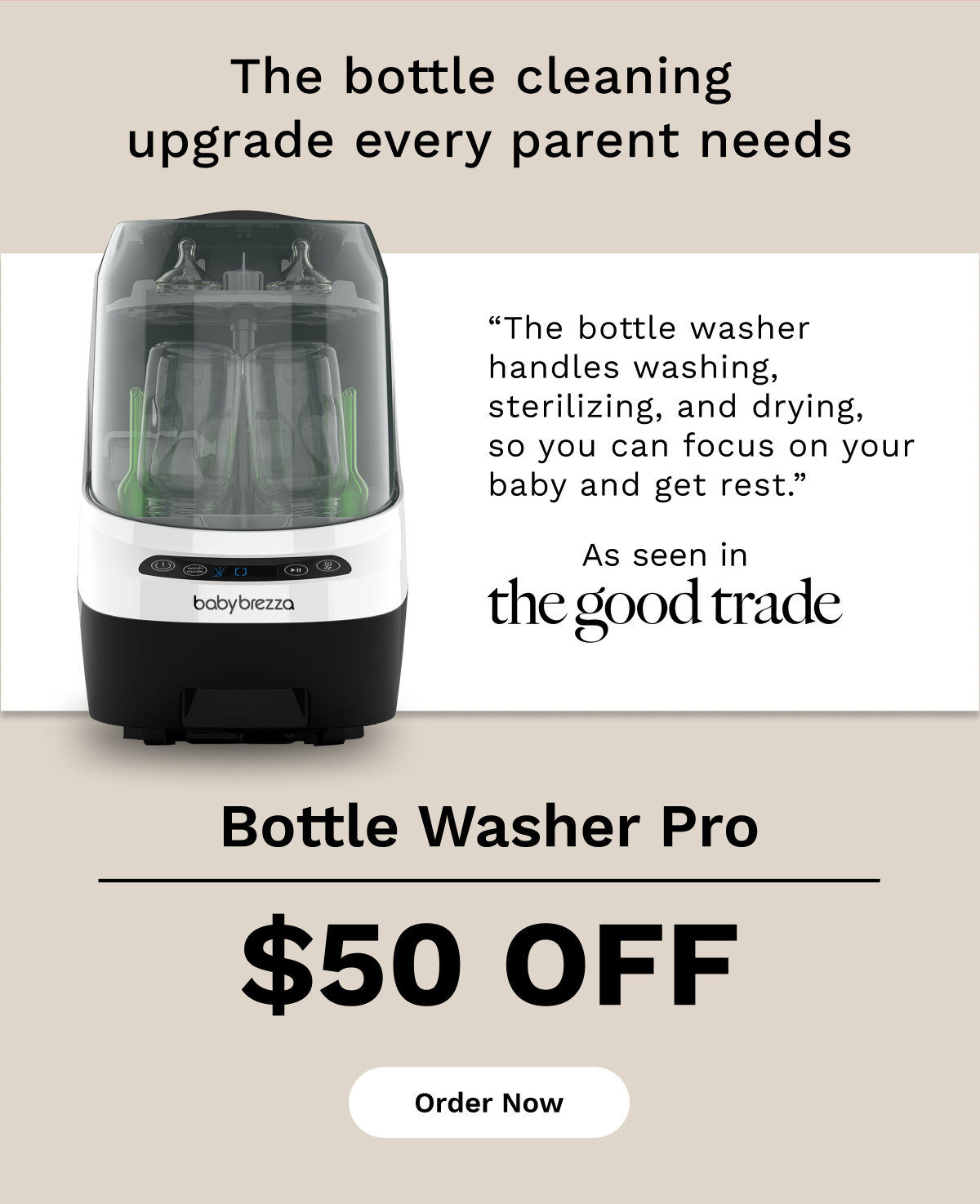 Bottle Washer Pro $50 OFF | Order Now