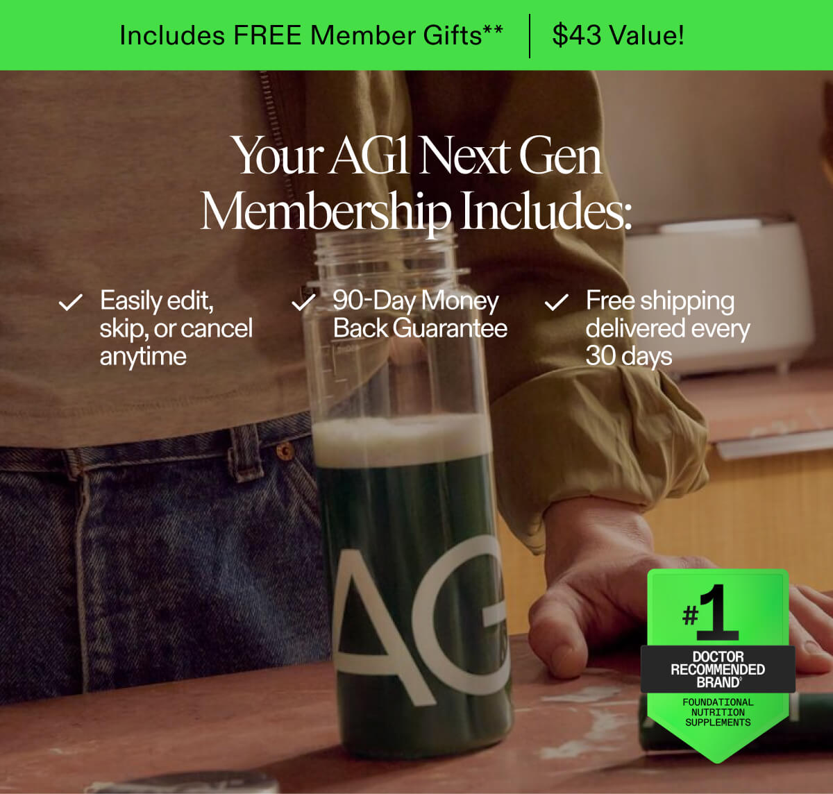 Welcome Kit includes free member gifts!