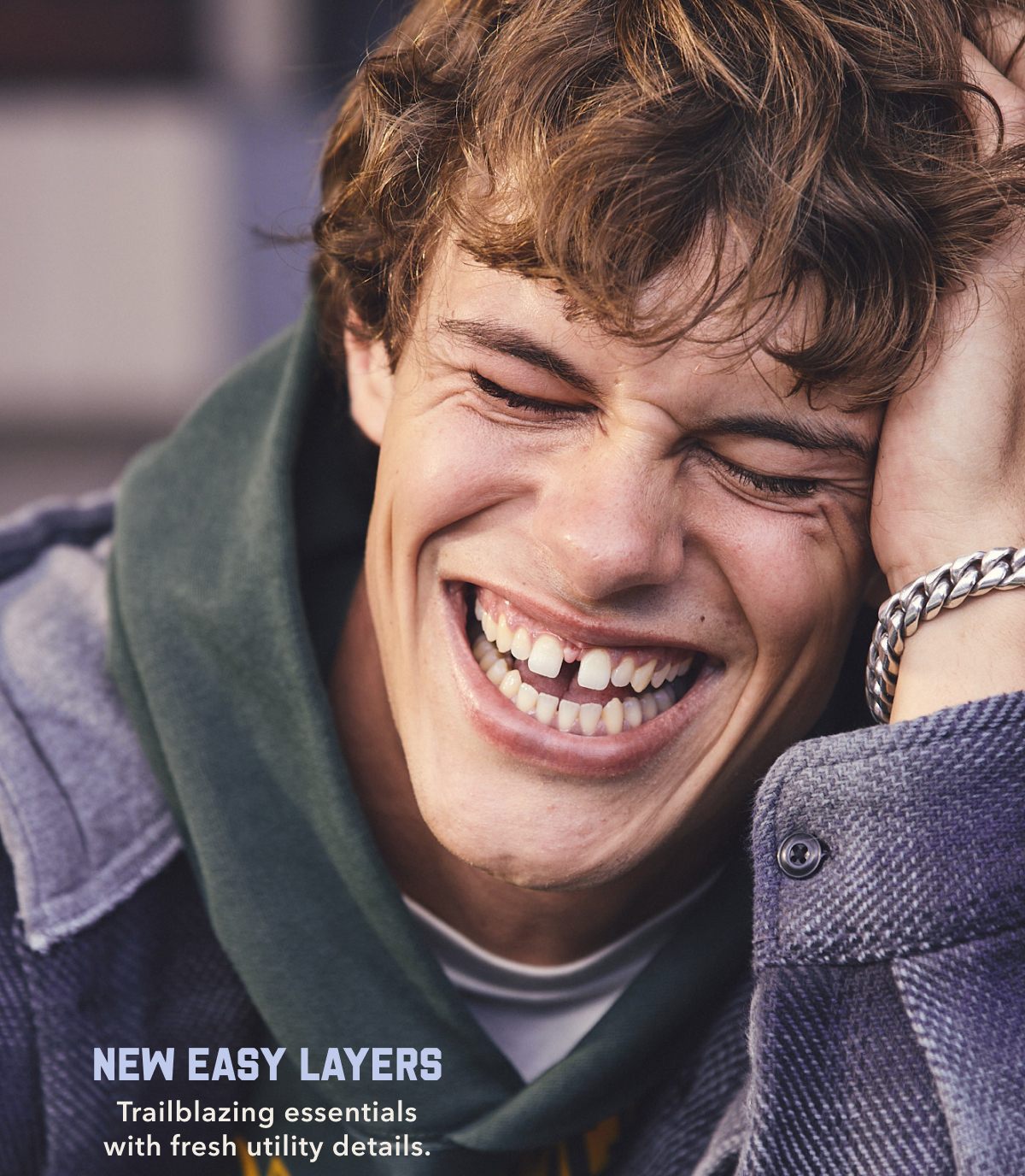 New Easy Layers | Trailblazing essentials with fresh utility details.