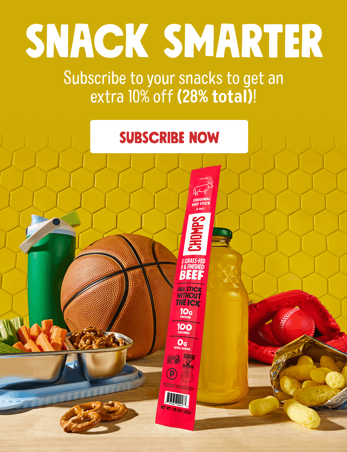 Snack Smarter | Subscribe to your snacks to get an extra 10% off (28% total)! | Subscribe Now