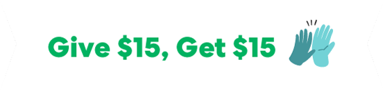 Give $15, Get $15