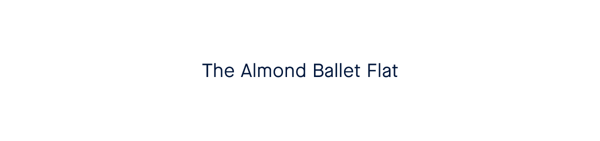 The Almond Ballet Flat