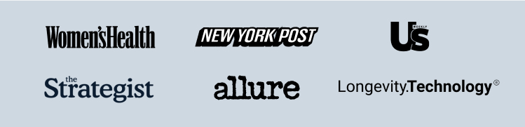 Women's Health | NEW YORK POST| US Weekly| the Strategist | allure |Longevity.Technology&reg;