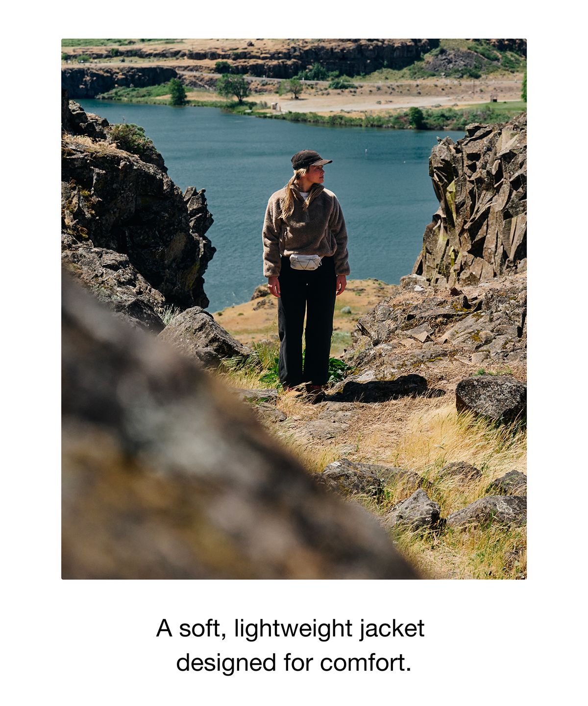 A soft, lightweight jacket designed for comfort.