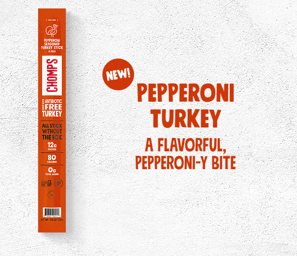 New | Pepperoni Turkey | A flavorful pepperoni-y bite
