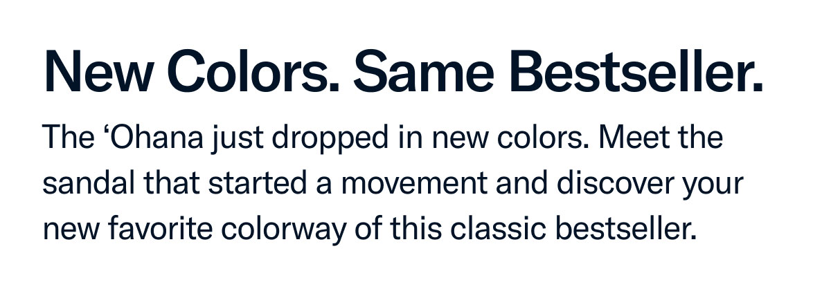 The 'Ohana just dropped in new colors
