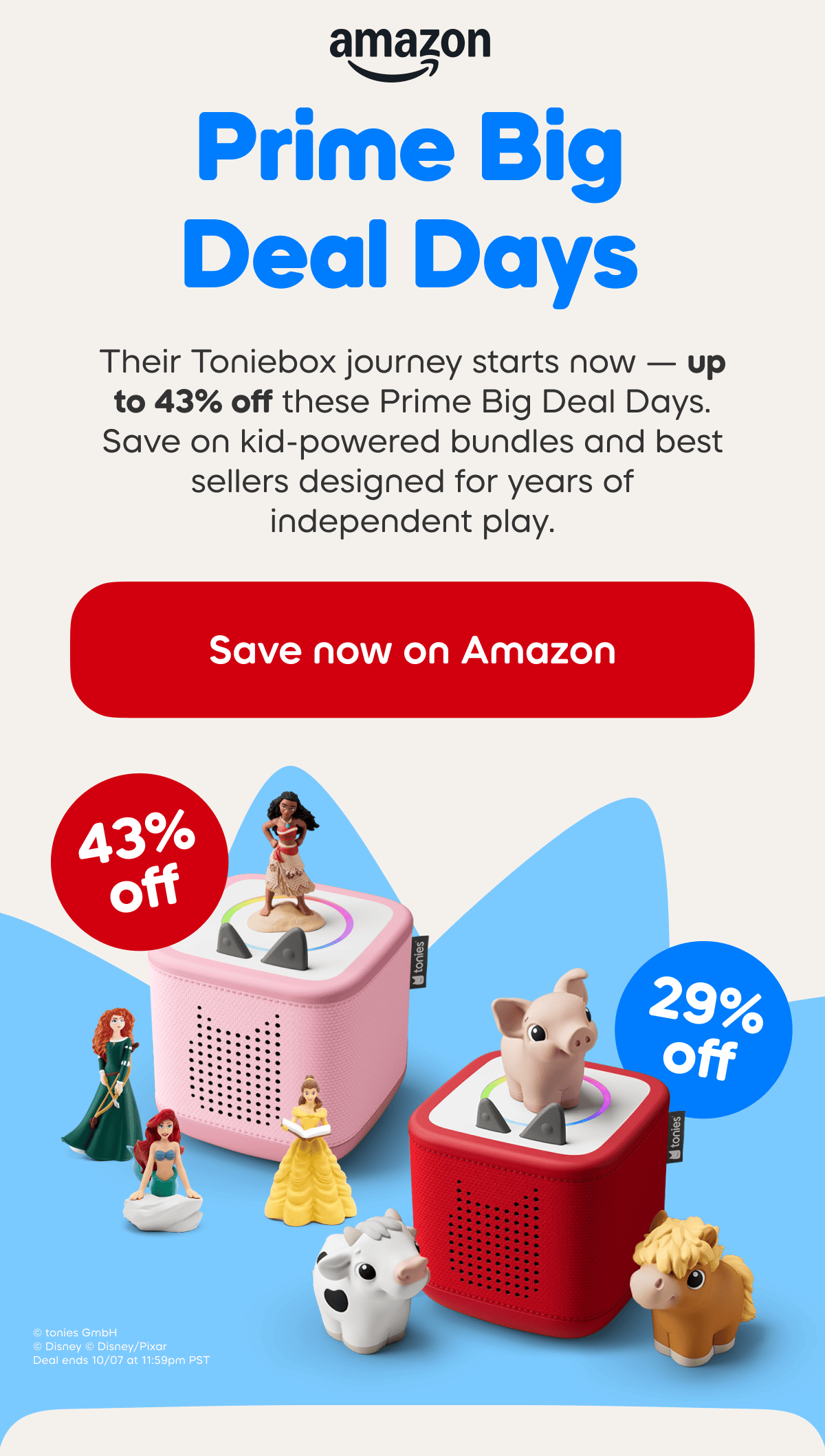 Prime Big Deal Days - save up to 43% on these deals