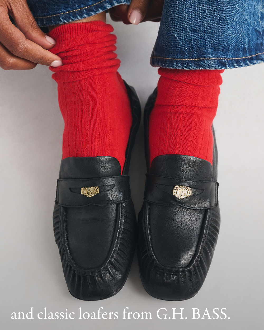 and classic loafers from G.H. BASS.