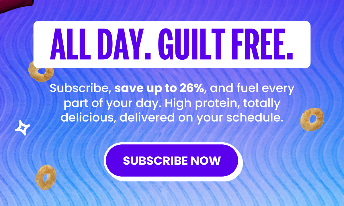 All Day. Guilt Free.