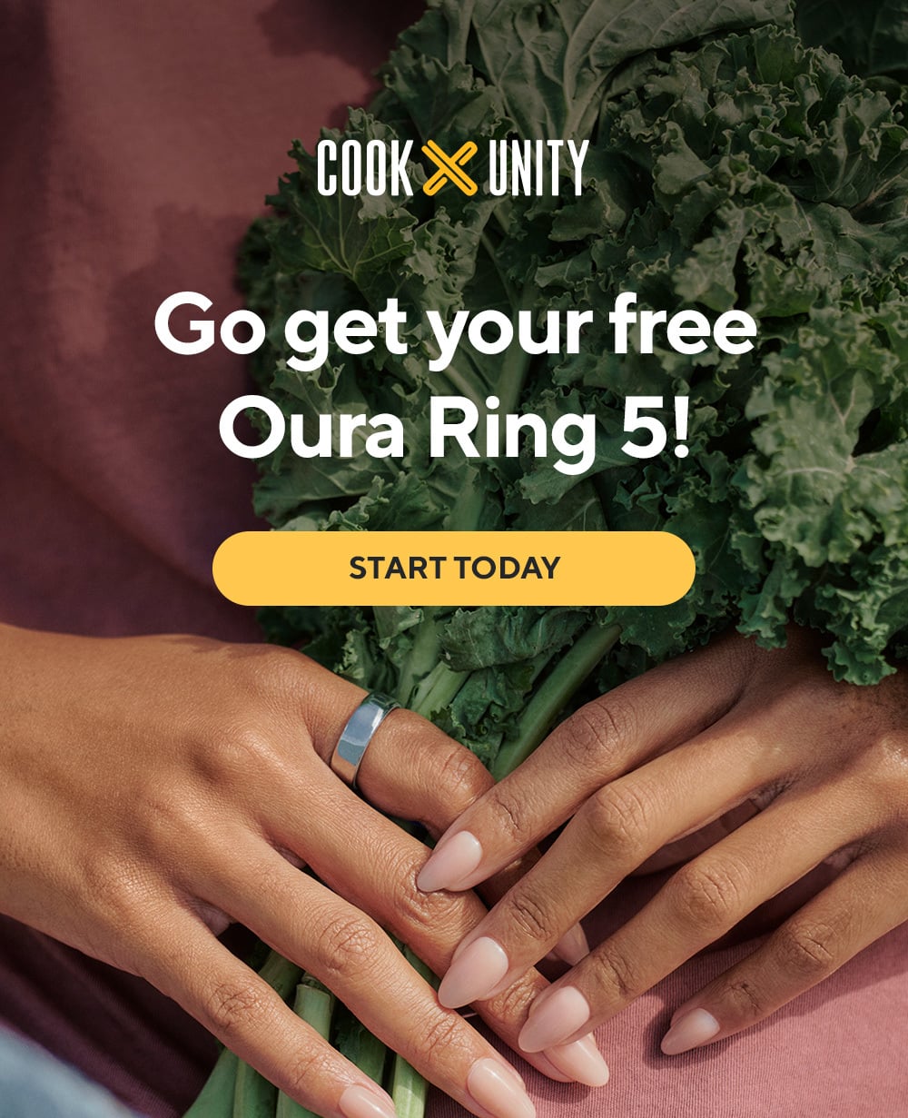Get a free Oura Ring 5 after your sixth qualifying CookUnity order&mdash;a $399 value