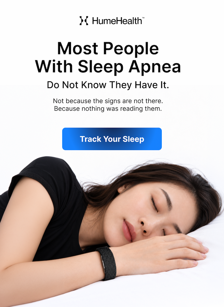 Most people with sleep apnea don't know they have it, because nothing was reading the signs.