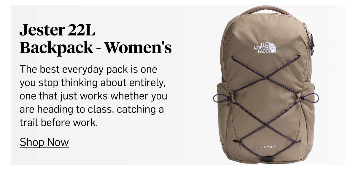 The North Face Jester 22L Backpack, Women's: the everyday pack you stop thinking about. Shop Now!