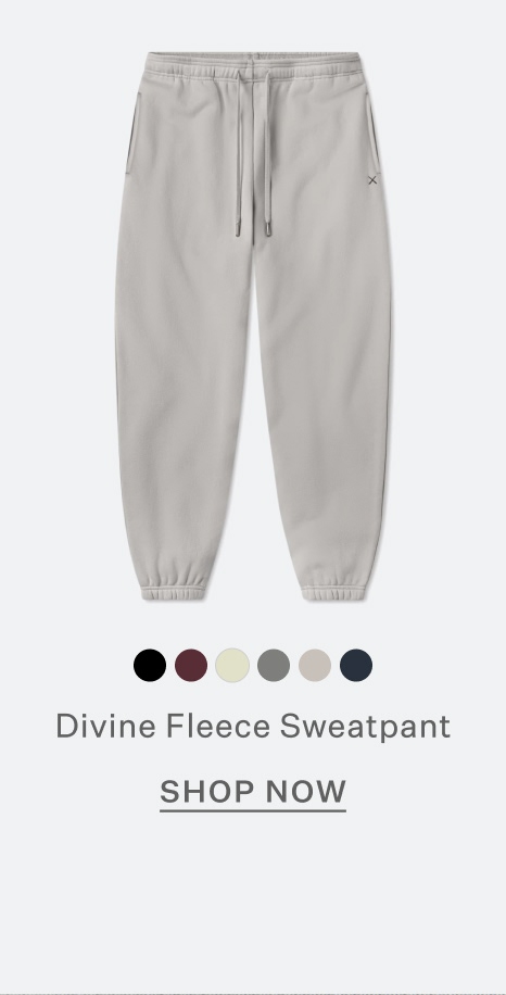 Divine Fleece Sweatpant in Vapor
