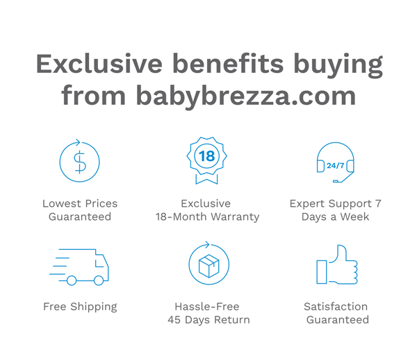 Exclusive benefits buying from babybrezza.com