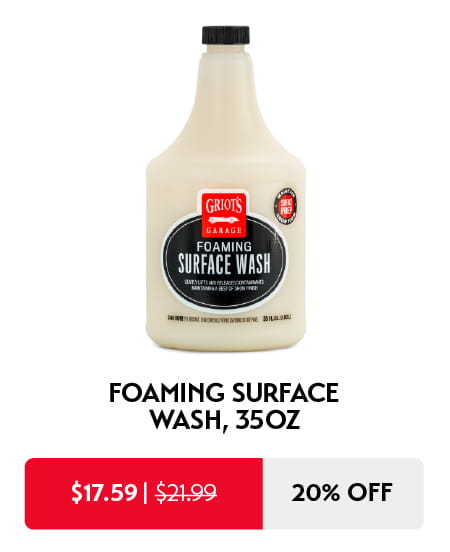 20% off Foaming Surface Wash