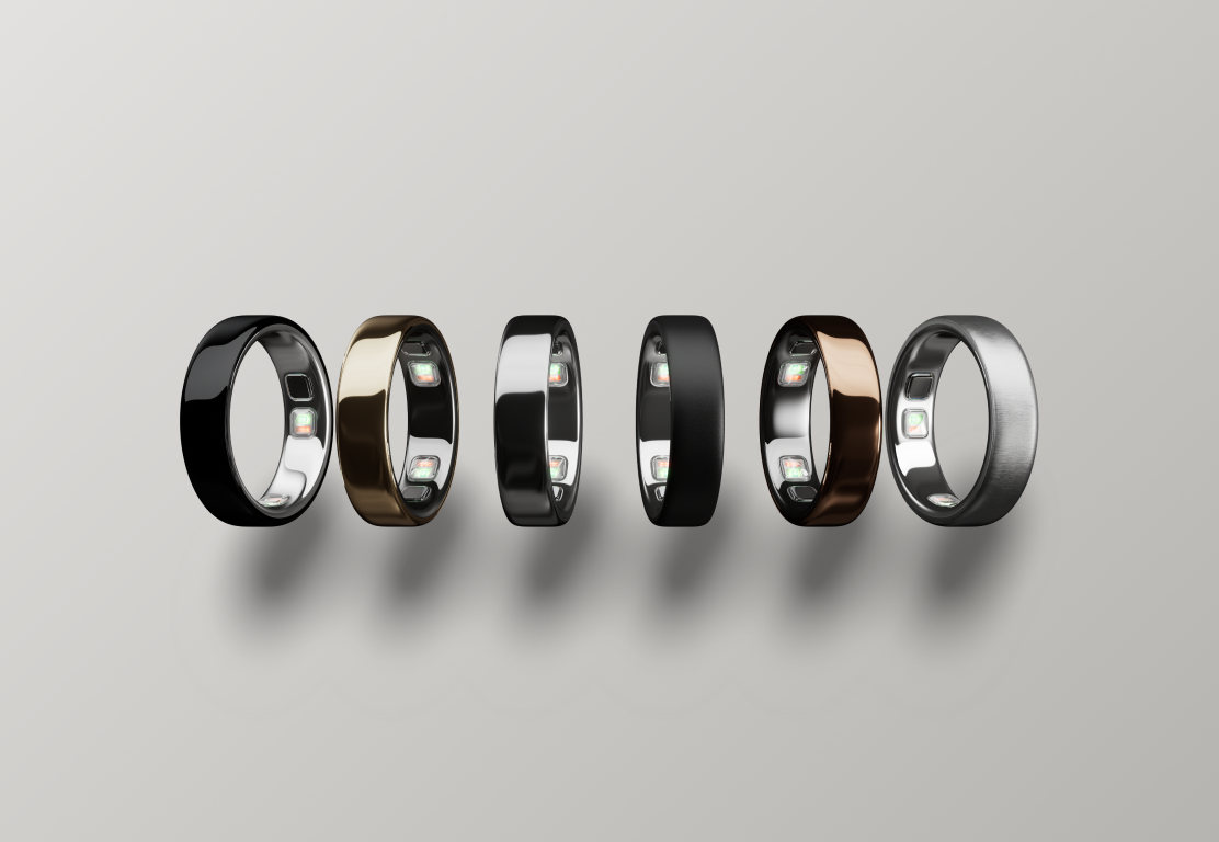 Oura Ring 5 in all 6 finishes