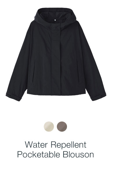 Shop Water Repellent Pocketable Blouson